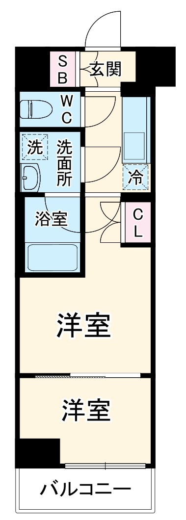 ブライズ鷺沼の間取り