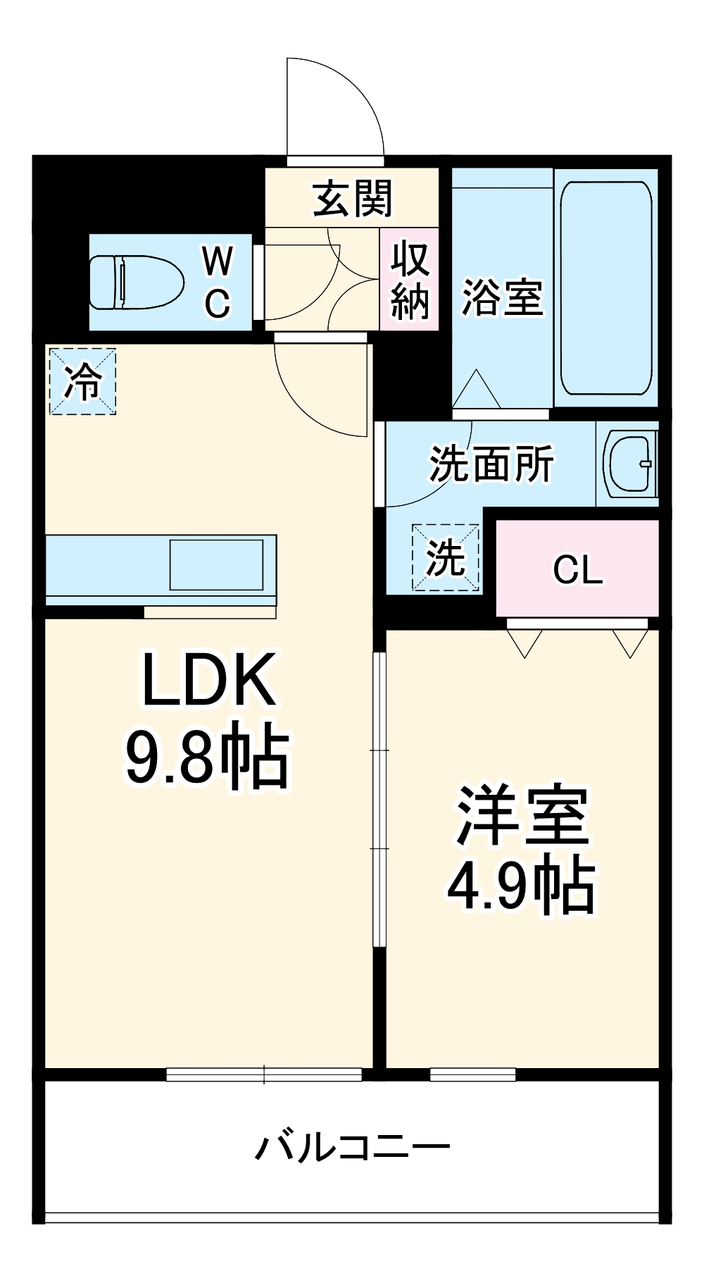 リコルテ柳根町の間取り