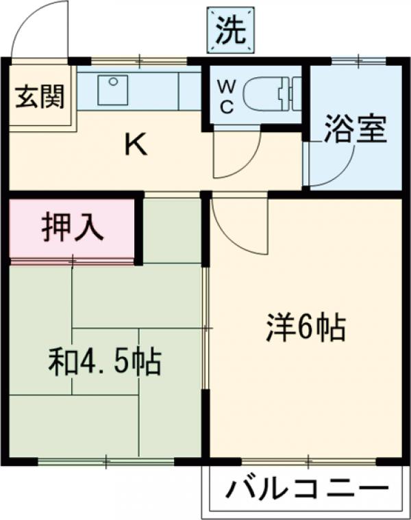 コーポ井上の間取り