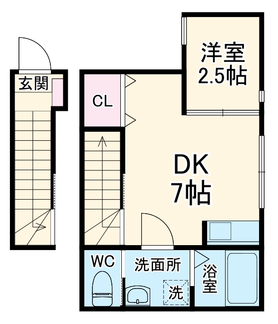 べレガンス鷹之台の間取り