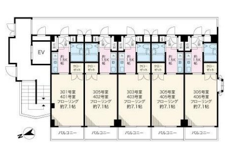 スペース欅の間取り