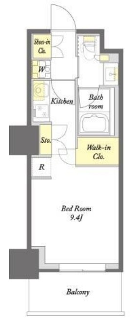 プライムメゾン板橋の間取り