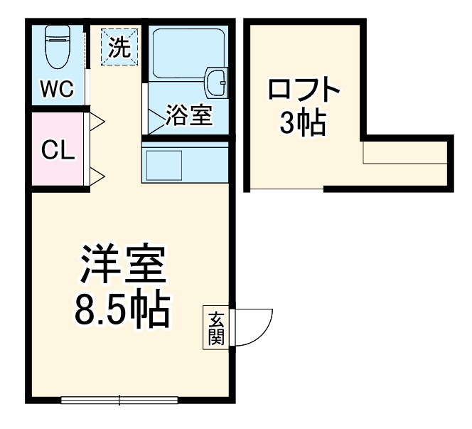 エヴァート保土ヶ谷の間取り