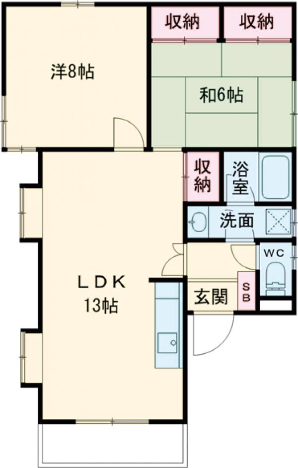 マ・メゾンの間取り