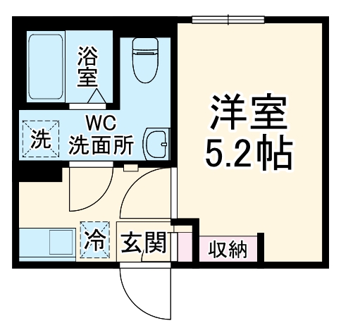 ブロンテ三ツ沢の間取り