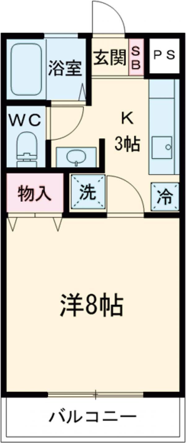 サンハイムミヤタＡの間取り