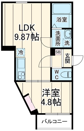 GRADUS八千代台Ⅵの間取り