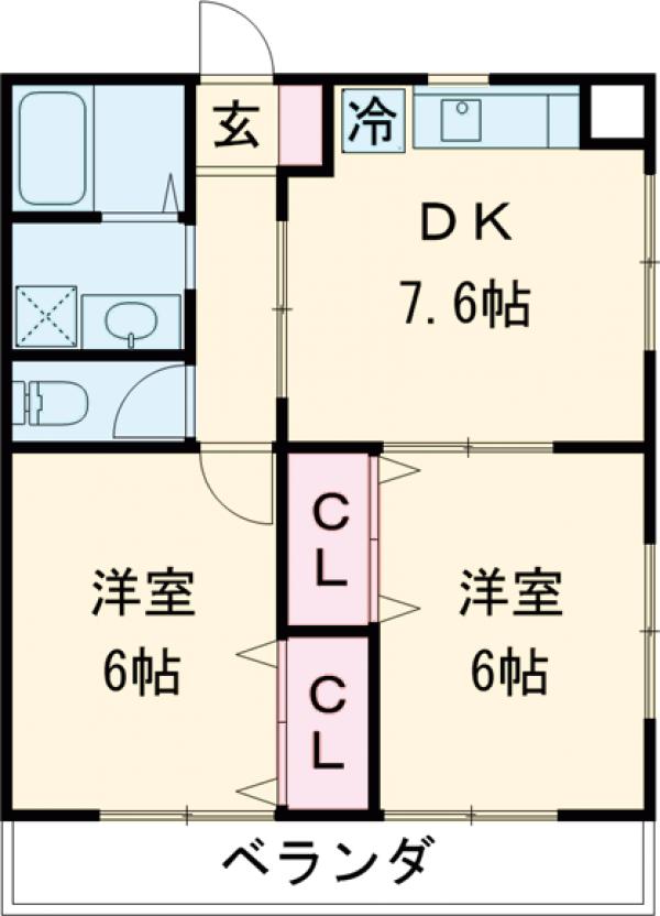 グリーンビレッジの間取り