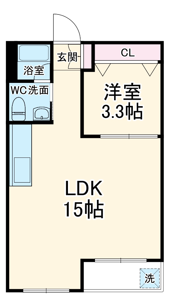 浦和コーポラスの間取り