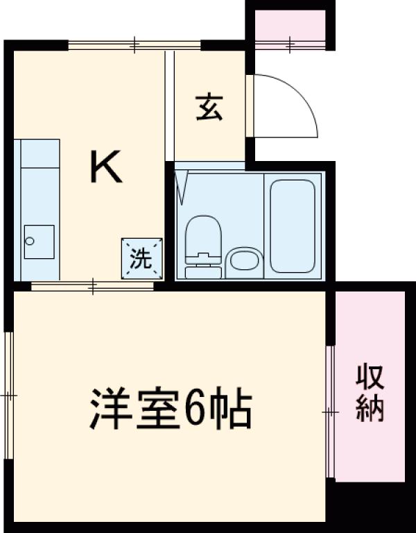矢島ハイツの間取り