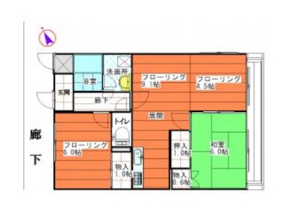 グランシャリオラピタの間取り