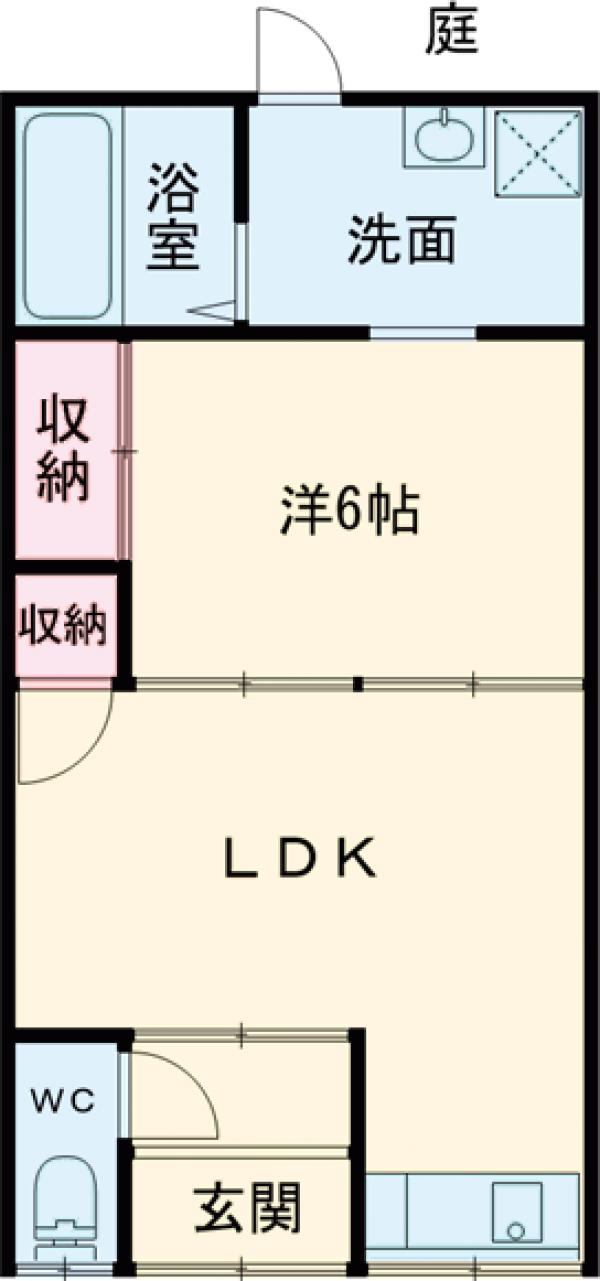 寺戸町西垣内貸家の間取り