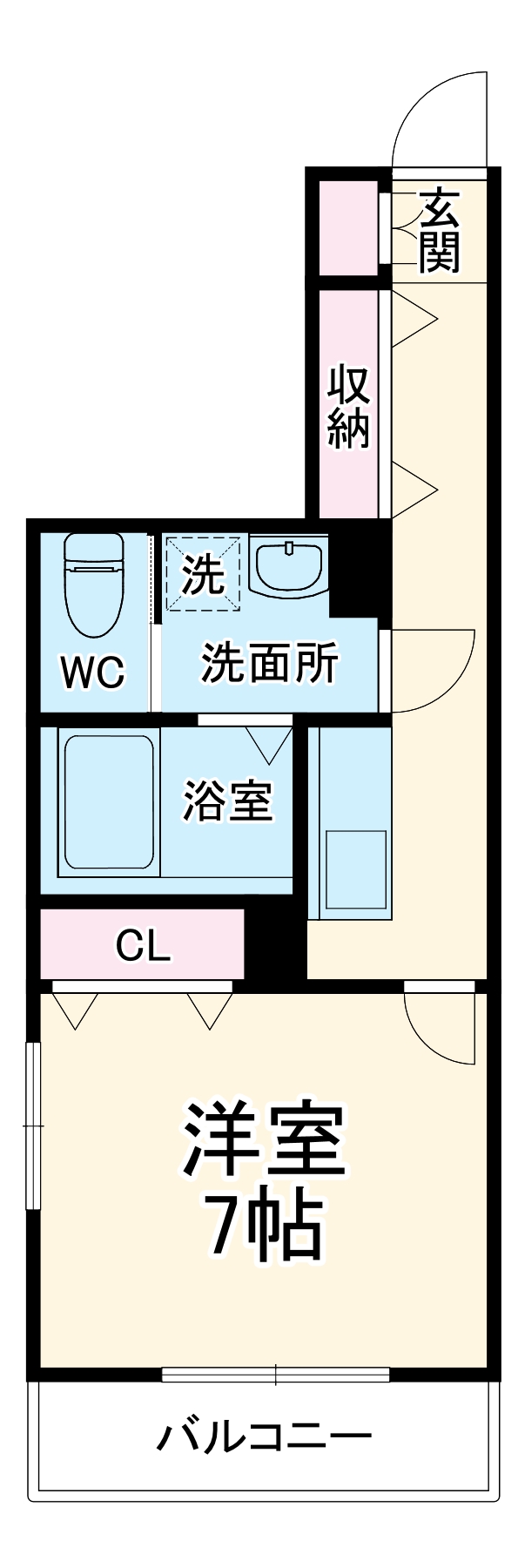 レイエス西船の間取り