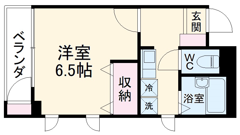 エストレア大倉山の間取り