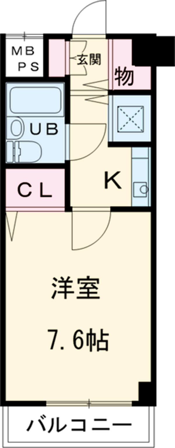モナーク立川高松町の間取り