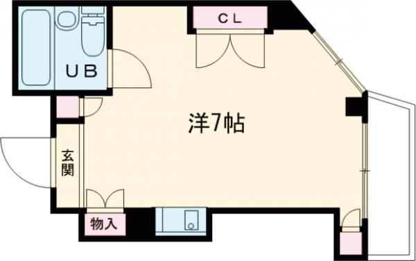 ＣＯＳＭＯ　ＦＬＡＴＳ・203号室の間取り