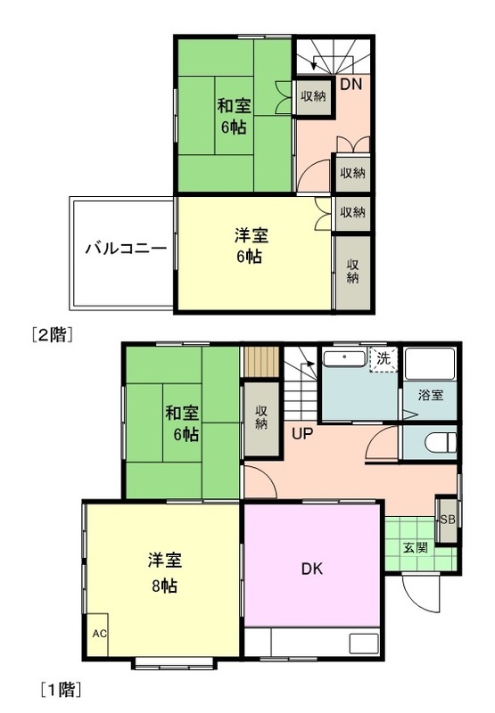 上尾市小泉8丁目貸家の間取り