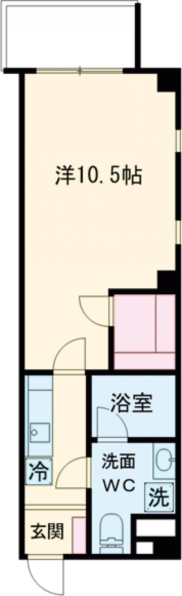 アリカ平井プレッソの間取り