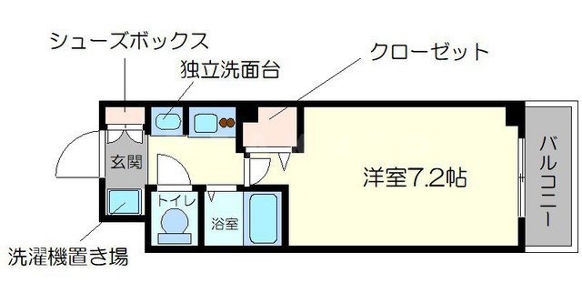 エステムプラザ京都烏丸五条の間取り