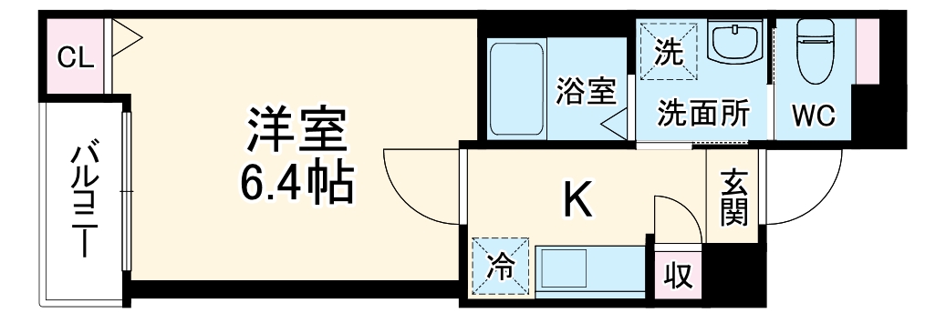 H-maison千船Ⅱの間取り
