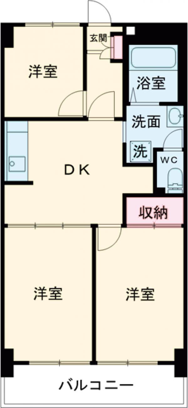 リシェル氷川台の間取り