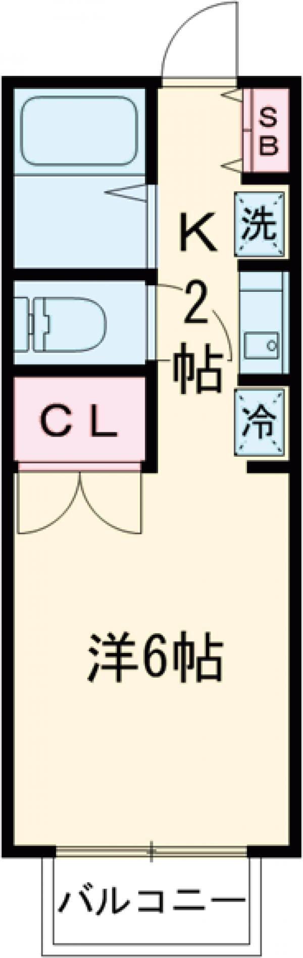 セジュールエイの間取り
