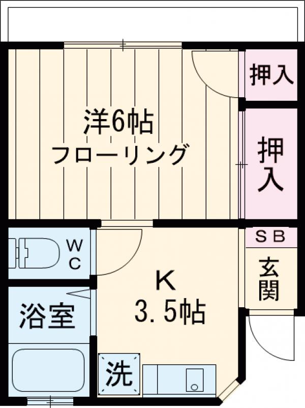 SKハイツの間取り