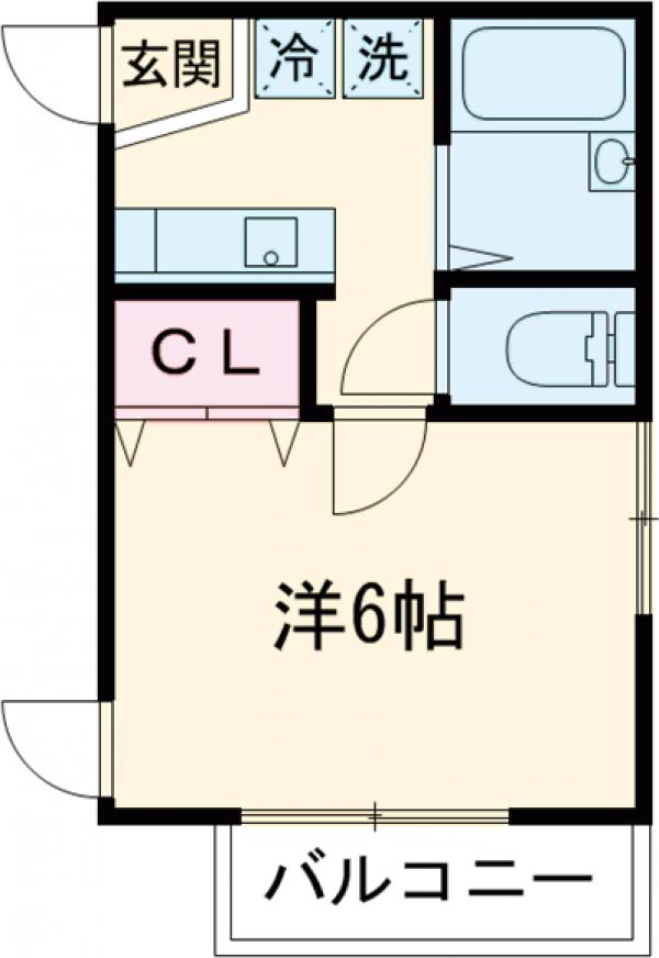 メイプルハウスＢ棟の間取り