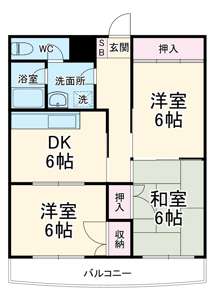 メゾンドサンクの間取り