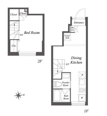 Pair新大久保の間取り