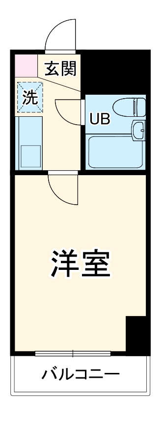 モナークマンション橋本弐番館の間取り