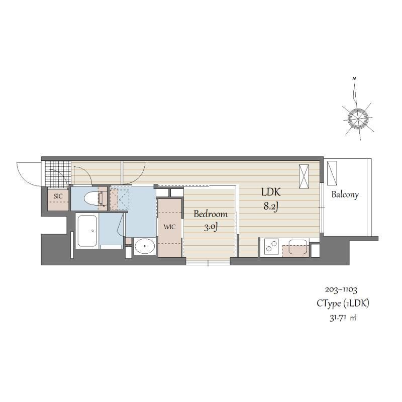 S-RESIDENCE天満橋arの間取り