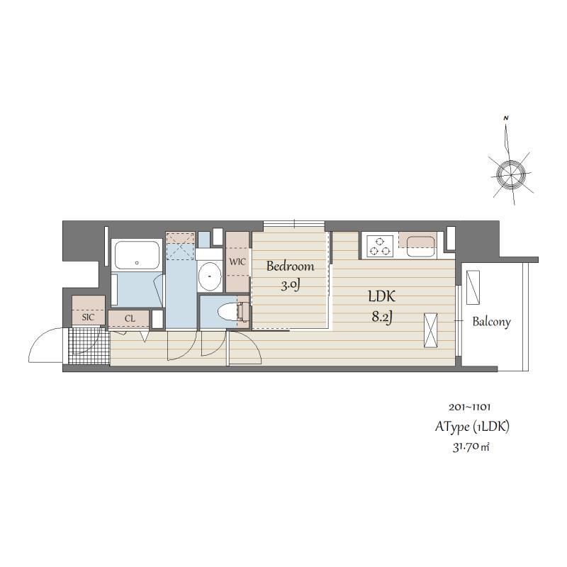 S-RESIDENCE天満橋arの間取り