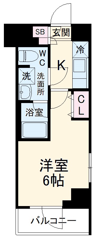 リヴシティ横濱東蒔田の間取り