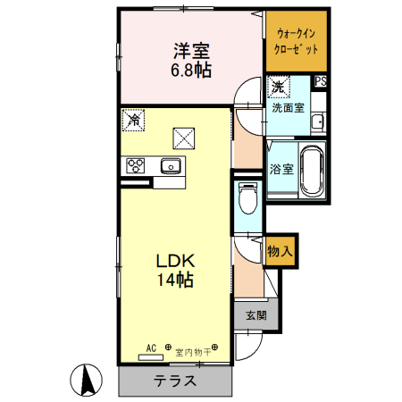 セジュール雅の間取り