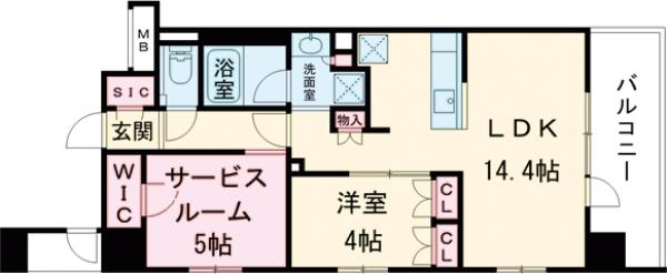 プレシス東京三ノ輪の間取り