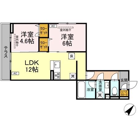 リエージュの間取り