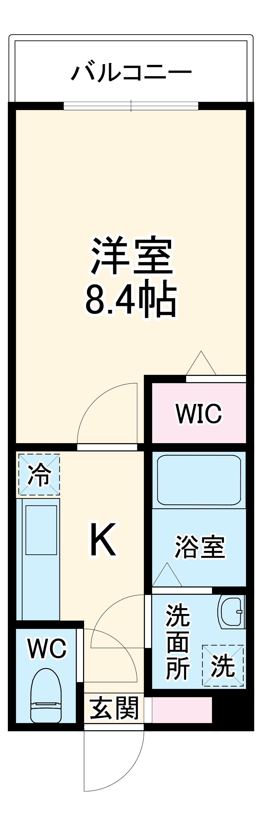 The Ookubo Baseの間取り