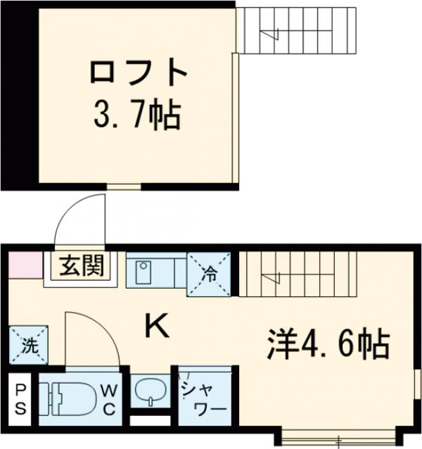 ハーモニーテラス常盤台の間取り