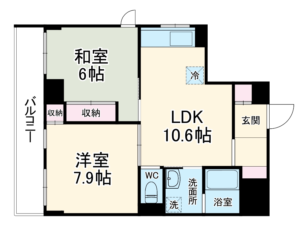 クリアドールの間取り
