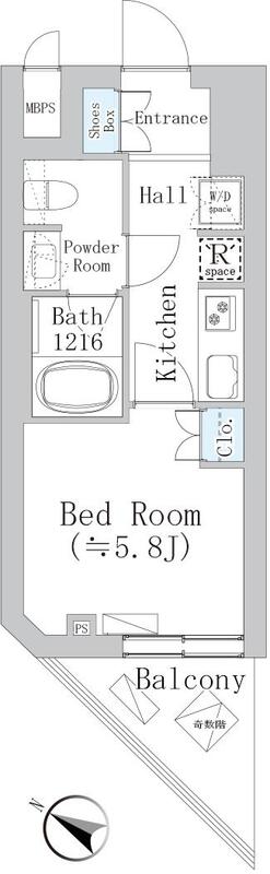 ウェスタ板橋仲宿の間取り