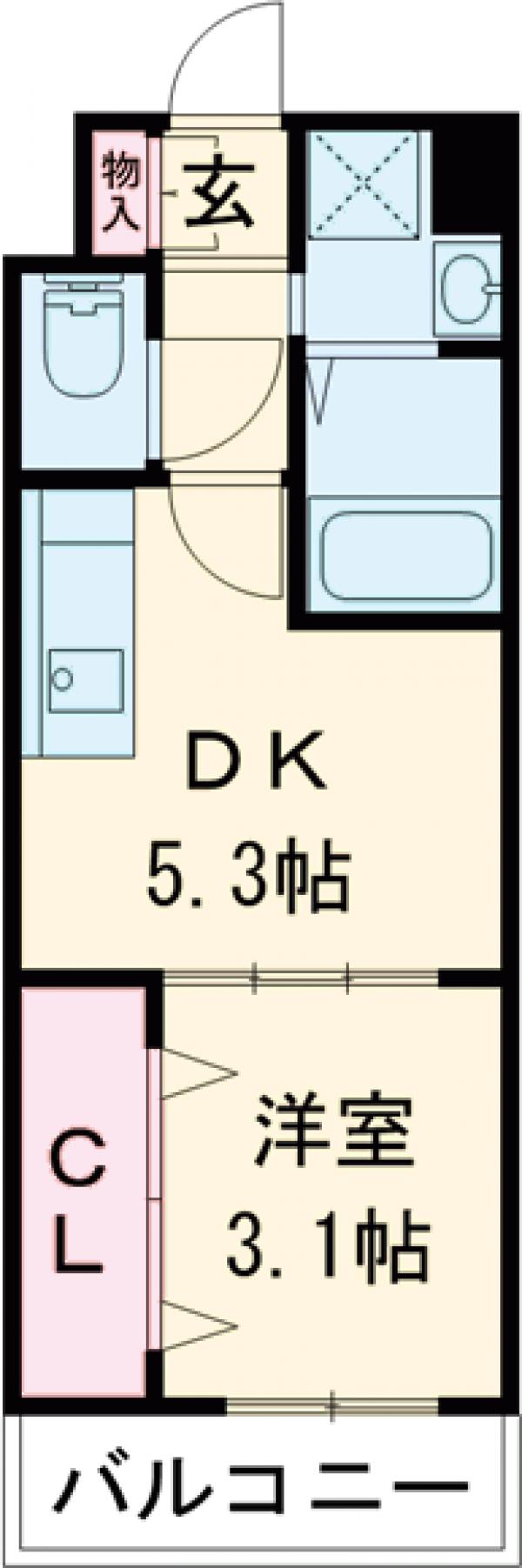ギャラクシー空港西の間取り