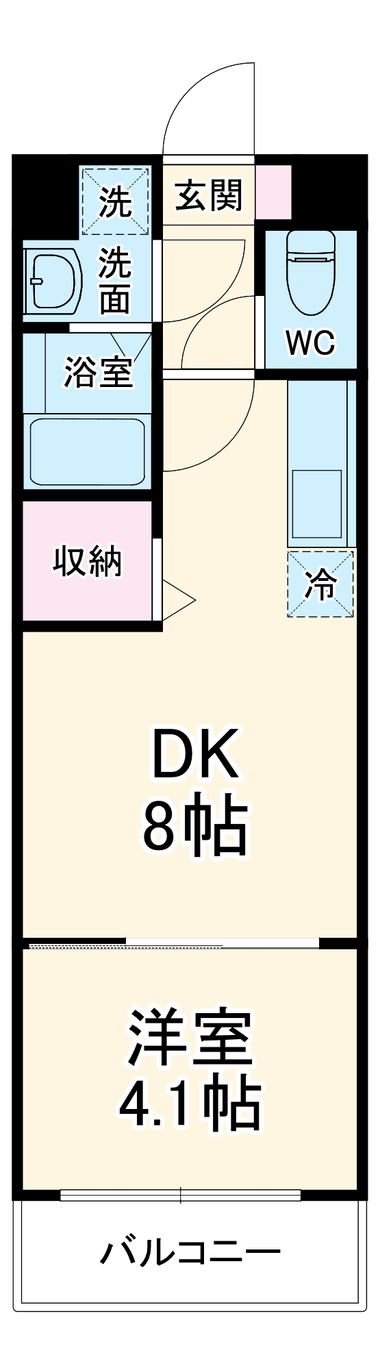 サンライズ幕張の間取り