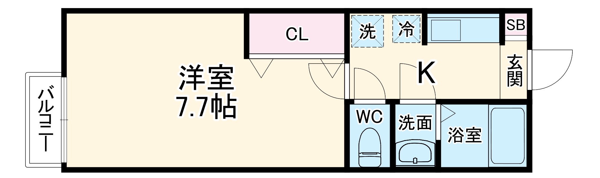 ラ・フィオーレの間取り