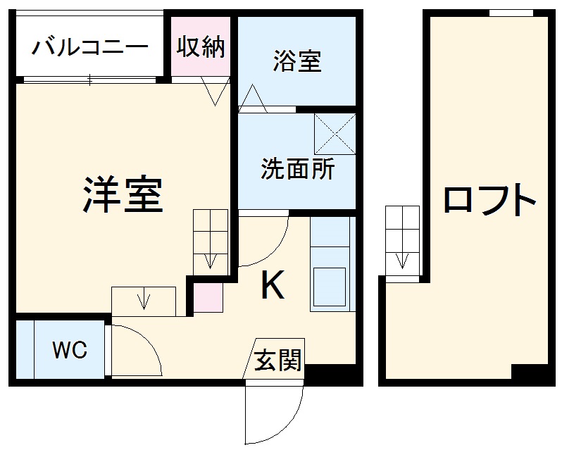 ハーモニーテラス名駅南の間取り