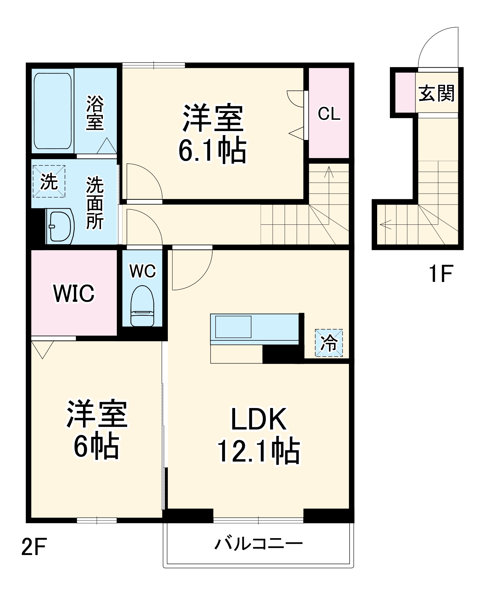 Bell runの間取り