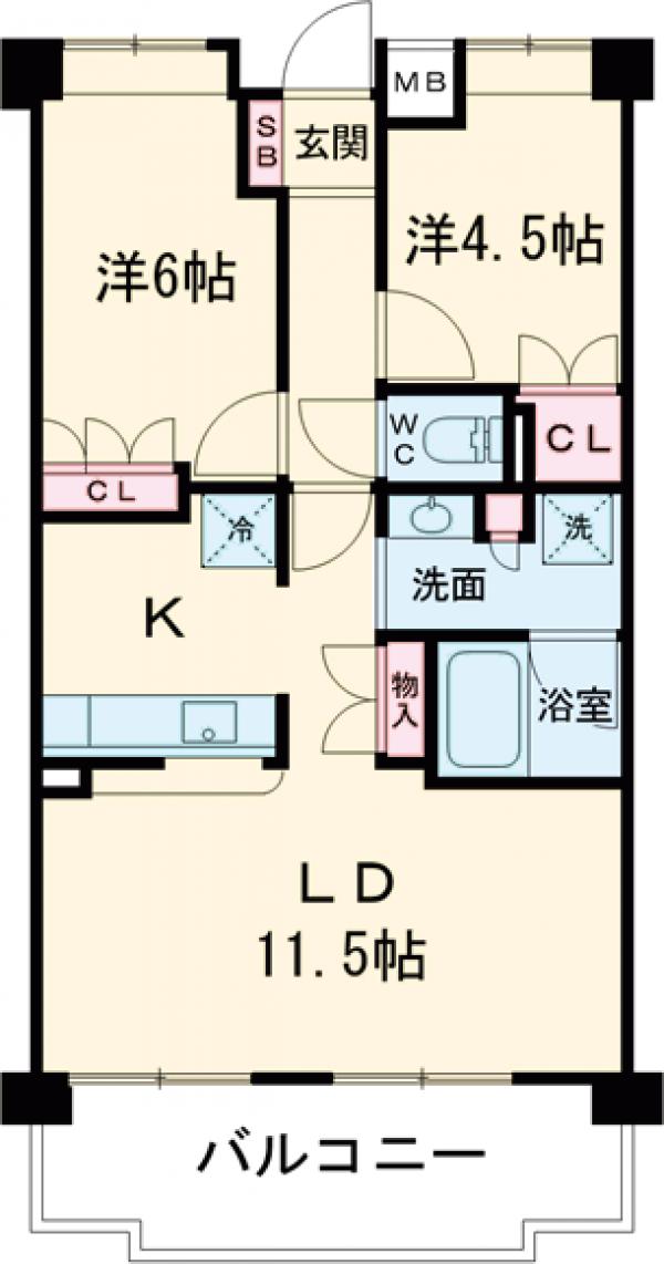 コート メドウの間取り