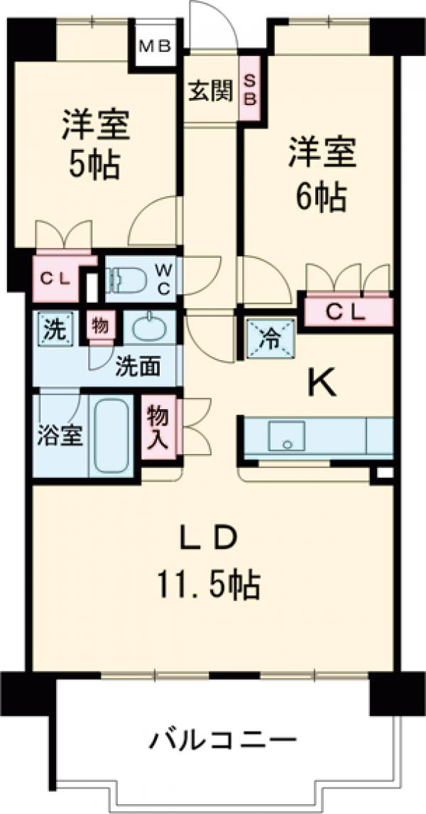 コート メドウの間取り