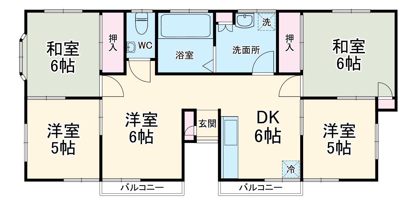 コーポKYの間取り