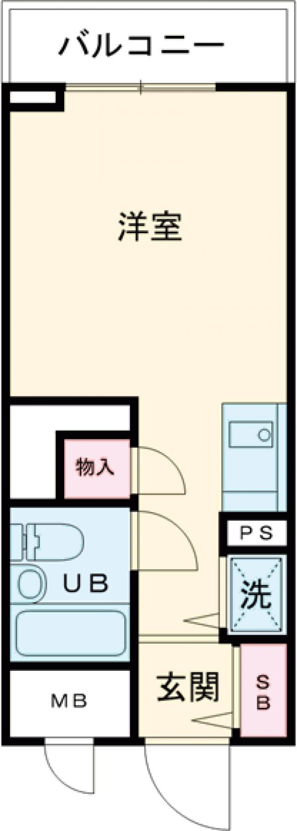 ジェイパークウェル中村橋の間取り